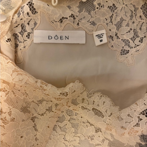 Doen Cream Lace Mini Dress - Picture 9 of 11